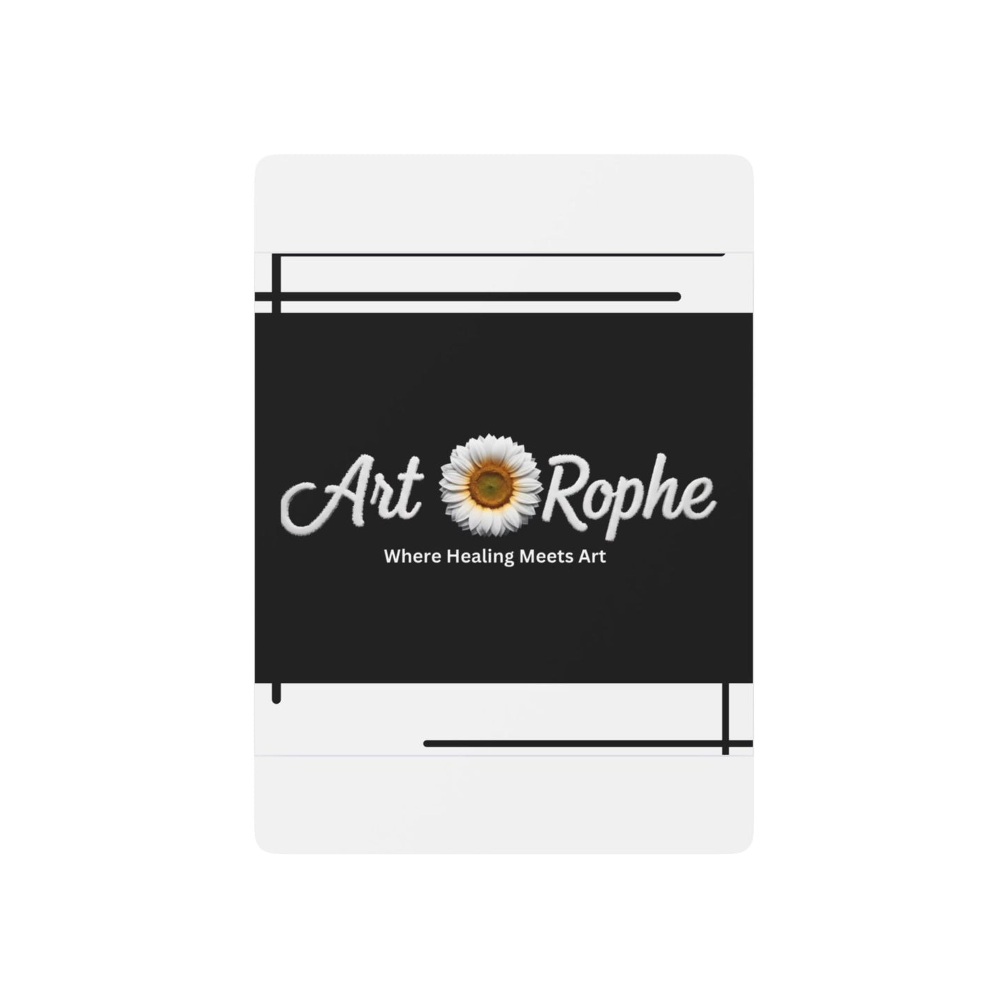 Poker Playing Cards — ArtRophe Daisy Logo Deck (Custom Spade Design)